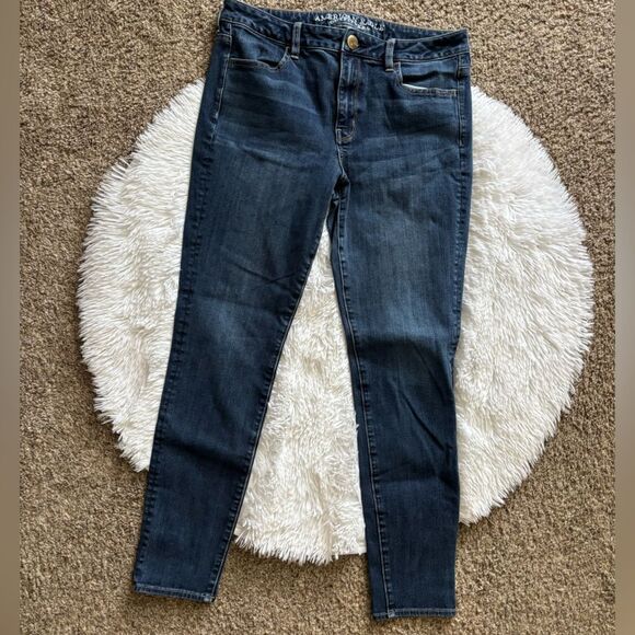 American Eagle Jeans Hi Rise Jegging 360 Super Stretch Womens Size 10 - Picture 1 of 8